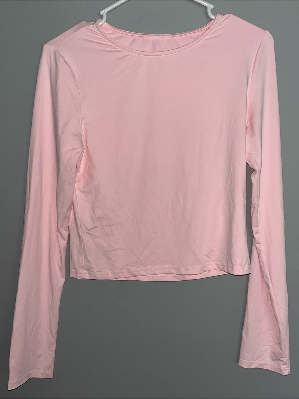 SHEIN Women’s Long Sleeve Top - Light Pink